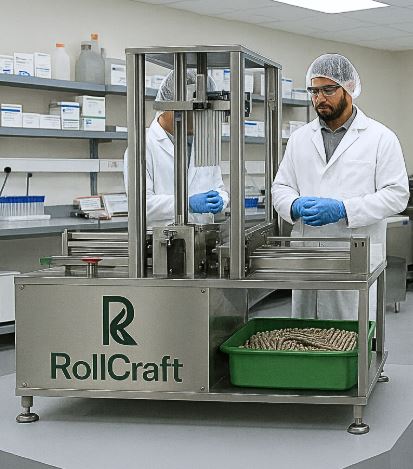 Affordable Pre Roll Automation vs Enterprise Machines 1 rollcraft ATC1 pre roll automation