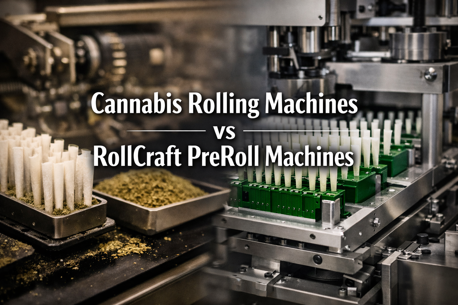 Cannabis Rolling Machines vs RollCraft PreRoll Machines