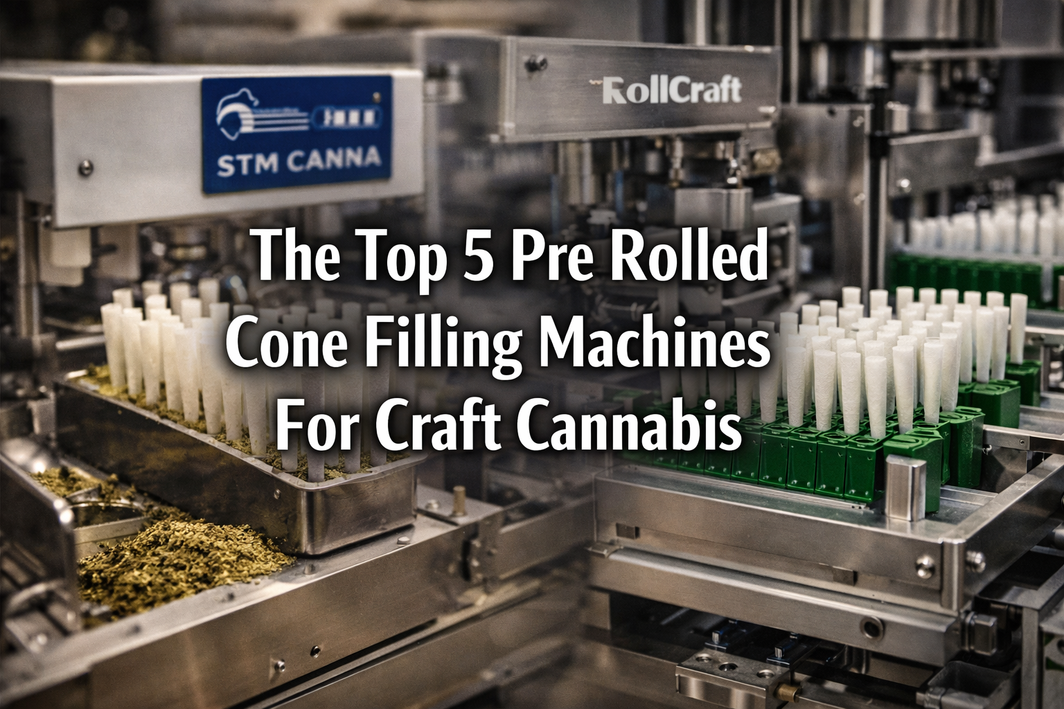 The Top 5 pre rolled cone filling machines For Craft Cannabis