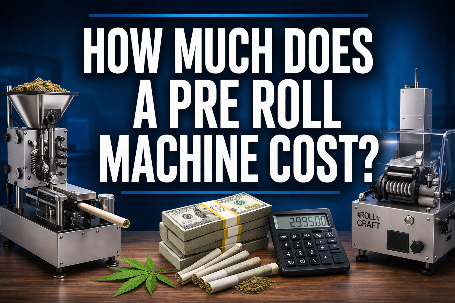 Home 17 how much does a pre roll machine cos