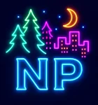 Neon Pines Cannabis Brand Logo