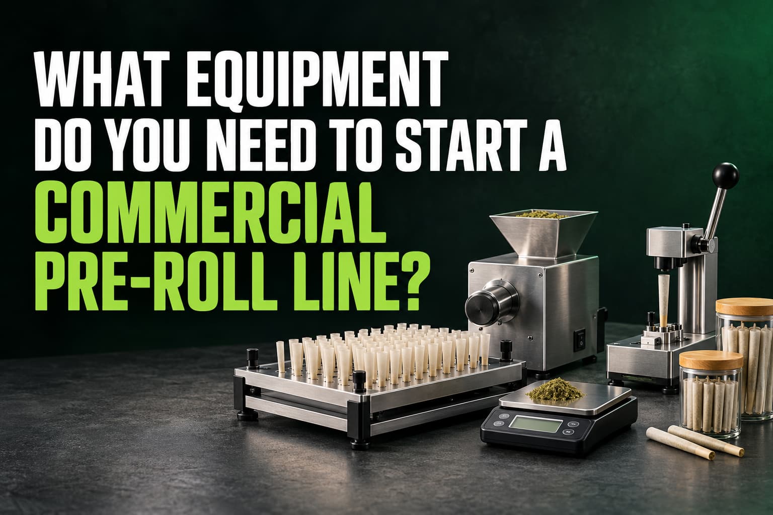 What Equipment Do You Need to Start a Commercial Pre-Roll Line?